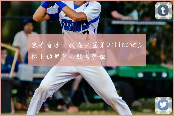 选手自述：我在三国杀Online职业杯上的那些心酸与骄傲！