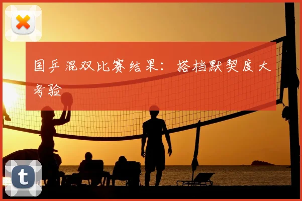 国乒混双比赛结果:搭档默契度大考验