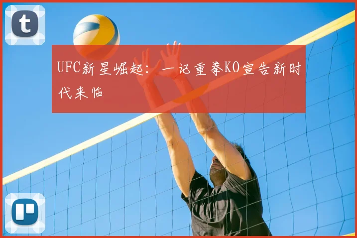 UFC新星崛起：一记重拳KO宣告新时代来临